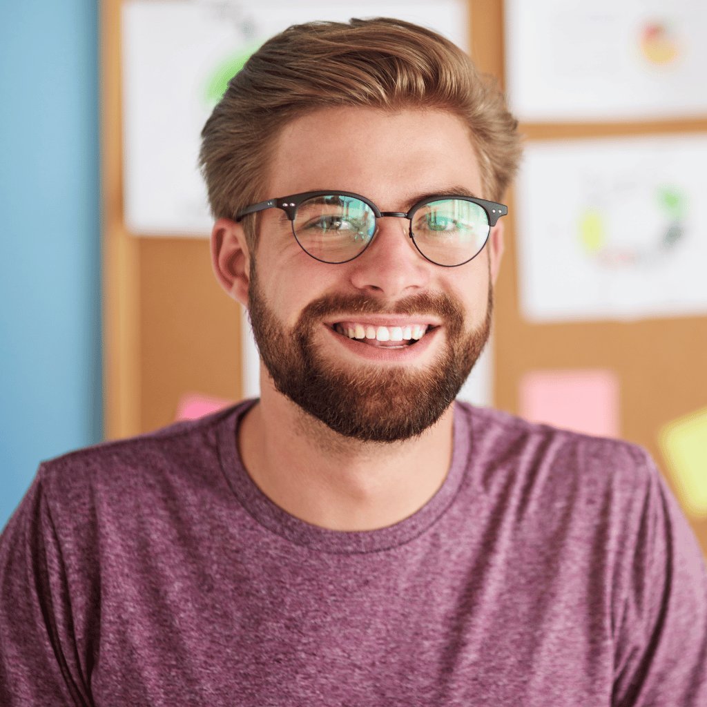 Portrait of a founder facing the camera